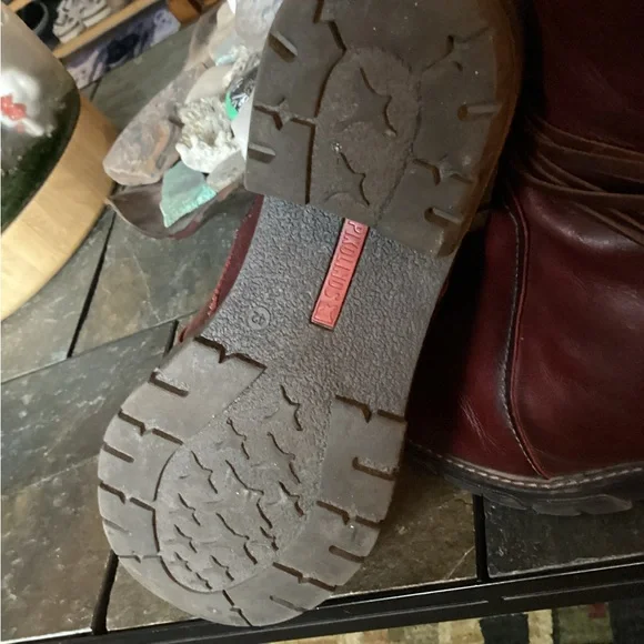 PIKOLINOS Women's San Sebastián Burgendy Ankle Boots size 11 - Picture 7 of 9